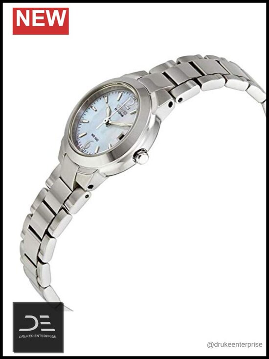 Eco-Drive Silver-Tone Stainless Steel Ladies Watch